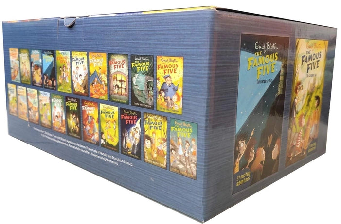 FAMOUS FIVE COMPLETE BOX SET OF 21 TITLES