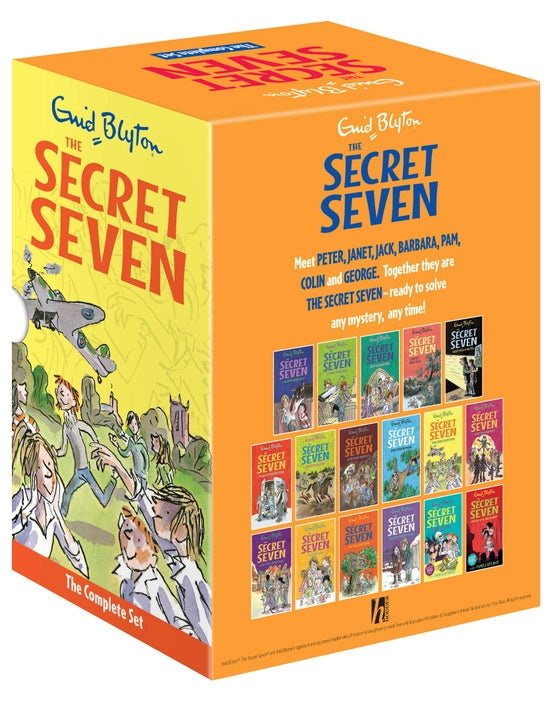 SECRET SEVEN COMPLETE BOX SET OF 17 TITLES