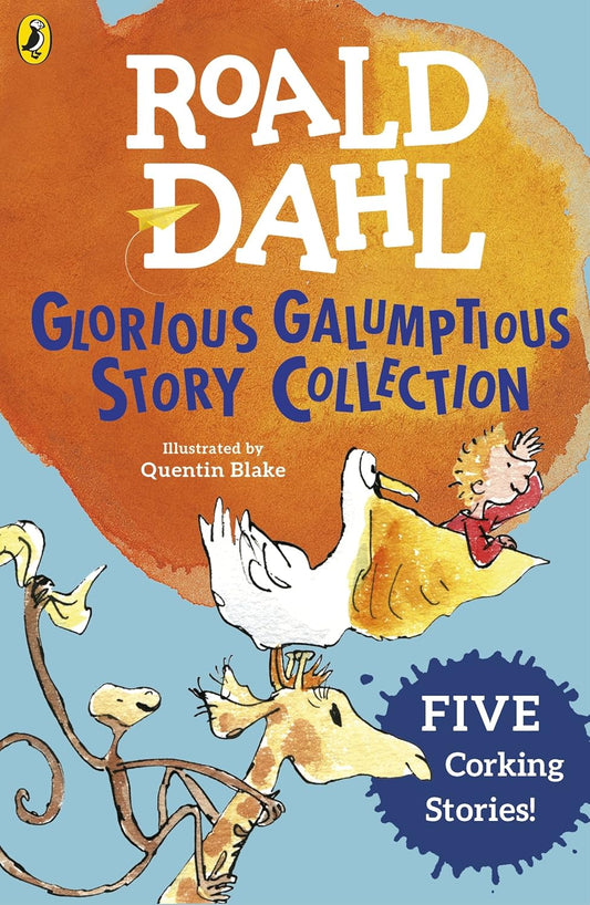 5 Books Roald Dahl's Glorious Galumptious Story Collection Set