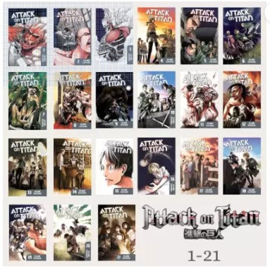 Boxset Attack On Titan Manga Box Set Vol 1-21