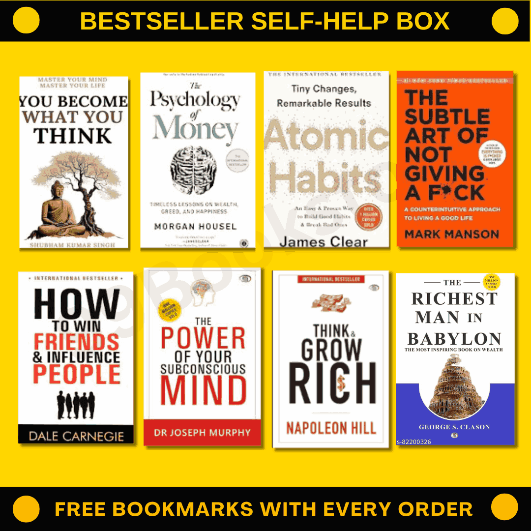 Bestseller Self-help Box 8 Books COMBO